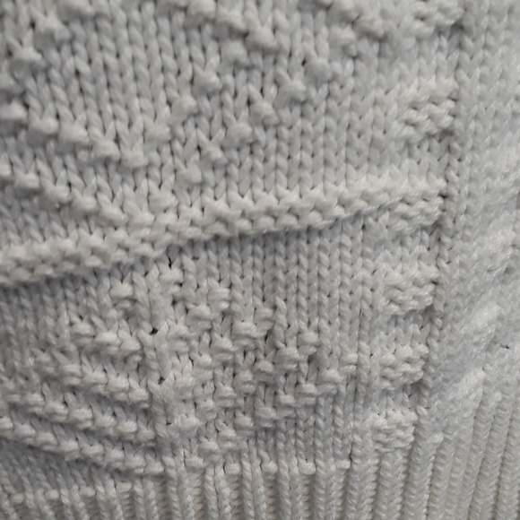 VINTAGE 90''s white oversized turtleneck sweater size Medium - Picture 7 of 8